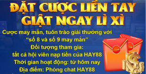 đặt tiền liền tay, nhận ngay lì xì