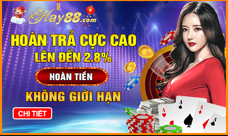 Khuyến mãi hoàn trả cực khủng tại HAY88