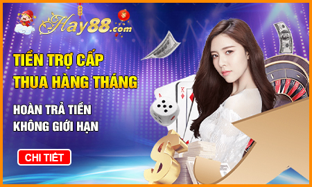 Sự kiện trợ cấp thua hàng tháng tại Hay88